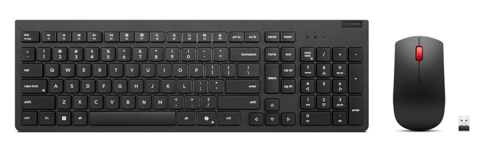 סט מקלדת ועכבר אלחוטיים לנובו Lenovo Essential Wireless Combo 2 K+M AI