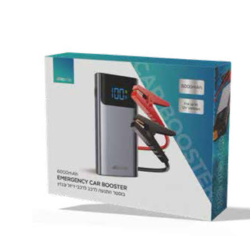 בוסטר התנעה לרכבי בנזין ודיזל 6000mAh נורדיק