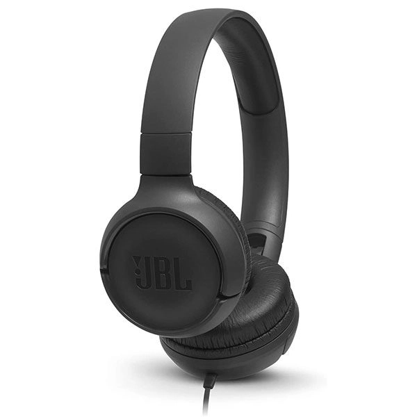 אוזניות בצבע שחור JBL TUNE T500