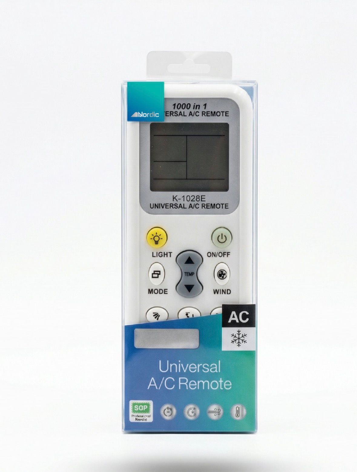 שלט אוניברסלי למזגנים  NORDIC LPR-K-1028E