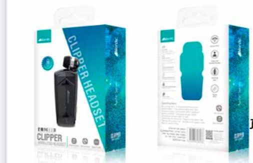 אוזניה נשלפת קפיץ BT דגם CLIPPER