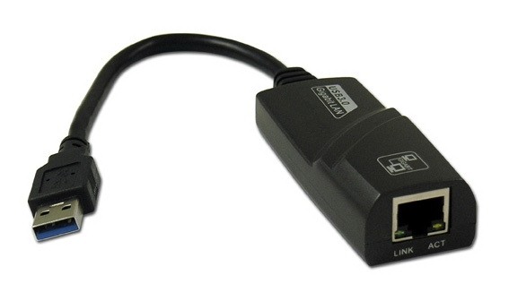 מתאם USB3.0 - LAN RJ45 תומך 10/100/1000MBPS (כרטיס רשת USB GIGABIT) תומך WIN10 / MAC / ANDROID