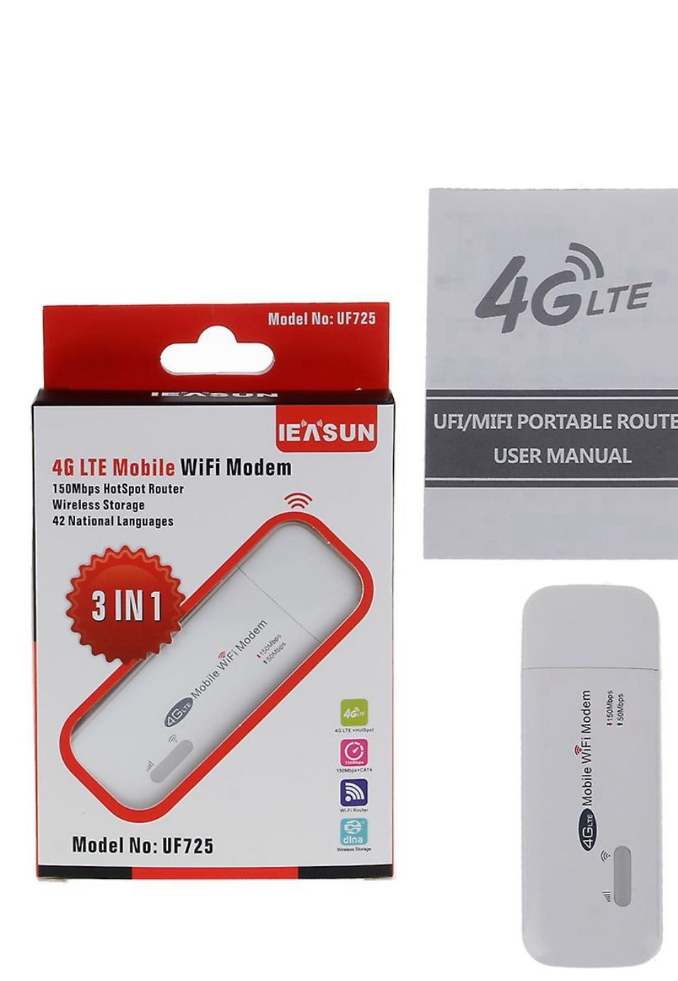 נטסטיק ראוטר סלולרי USB 4G