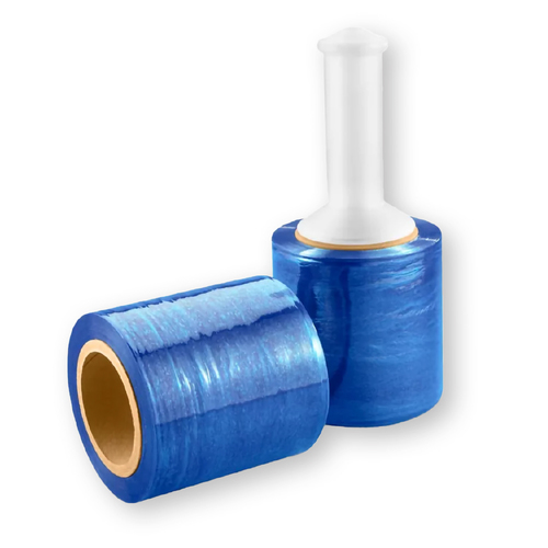 ניילון סטרץ ידני רוחב 100mm מטר 300 גרם - כחול