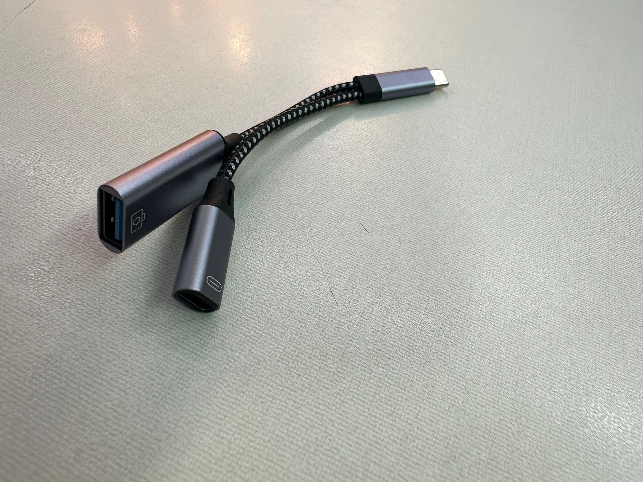 מתאם USB C TO C+USB